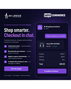 AI Chatbot and Product  Recommendations for Woocommerce