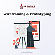Interactive wireframing and prototyping services, mobile app UI UX wireframes, and digital product design by AA Logics