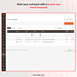 agento 2 AI Co-Pilot interface creating targeted audience segments and outreach messages email template