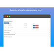 Add Pricing Formula