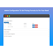 Add Pricing Formula