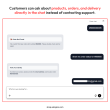 customers can ask about products , orders and delivery directly in chat