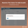 Odoo Timesheet Restriction
