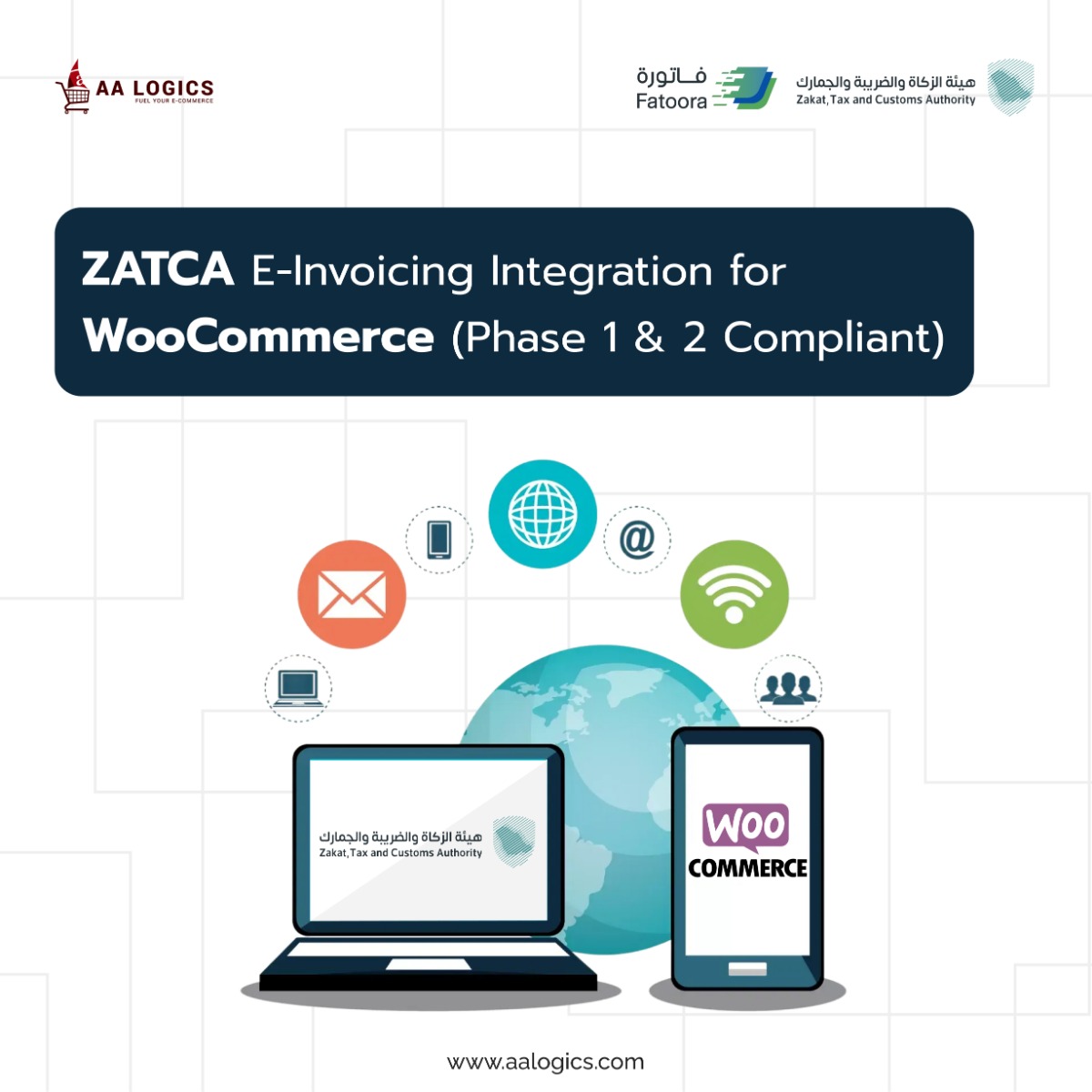 Top ZATCA E-invoicing Phase 1 & Phase 2 Compliant Extension for Woocommerce