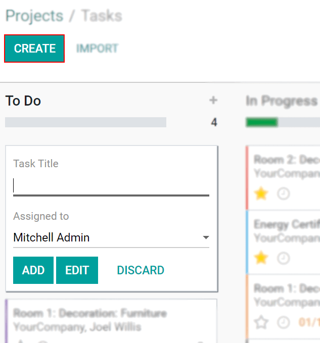 odoo module tasks scoring management started with the task